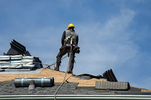 Professional Gutter Installation technician working in Shorewood, MN